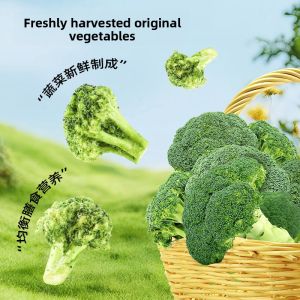 Broccoli Crisps Dehydrated Freeze-Dried Vegetables Fitness Meal Replacement Snack Healthy Fruit And Vegetable Snacks