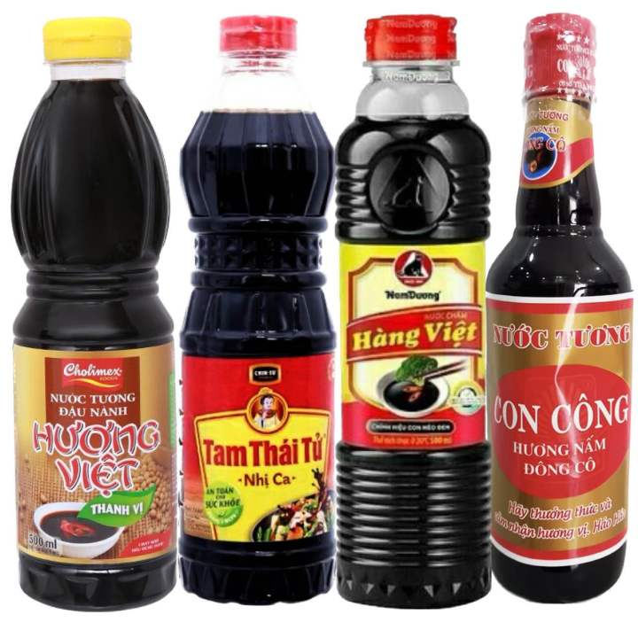 [DEAL MỚI NHẤT] Combo 4 chai Nước tương ngon Hương vị Đông Cô, Tam Thái ...