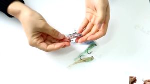 Soft Plastic Lure 7cm/6g Split Tail Lead Fish Swimbaits With Hooks Silicone Artificial Fishing