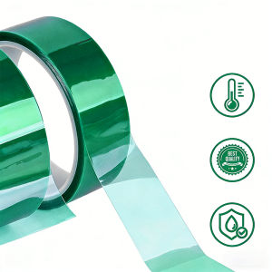 33M/roll Green PET Film with High-Temperature Heat-Resistant PCB Solder Suitable for Powder Coating Anodizing Circuit Board