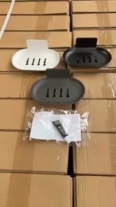 DuduMart stainless Soap Holder Bathroom Soap Dish With Drain Water Wall Soap Dish Bathroom Accessoriesa