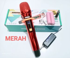 MIKROFON WIRELESS SH WARNA WARNI.. BISA DI CAS ULANG.. SUARA RENYAH.