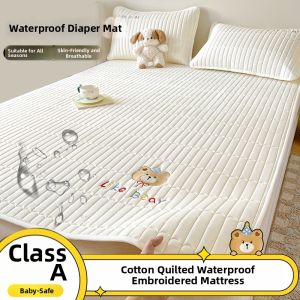 MINGSHA | Waterproof Crib Mat Pad Anti-slip Bedding