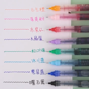 20Pcs Colorful Gel Pen 0.5mm Studens Roller Pen Gel Pen Dry Fast Super Smooth Writing Stationery