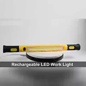 Outdoor multifunctional COB maintenance magnetic work light USB charging strap hook white yellow light car maintenance work light