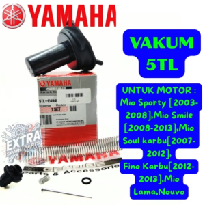 VAKUM KARBU YAMAHA KODE 5TL MOTOR MIO LAMA SPORTY SMILE SOUL KARBU NOUVI FINO KARBU ORIGINAL 100% .