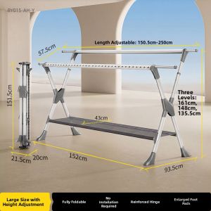 BIREN | Folding Multi-purpose Clothes Drying Rack