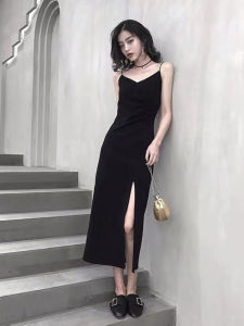Audrey Hepburn Style Split Strap Dress