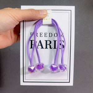 Korean Style Long Elastic Hair Ties for Kids Cartoon Student Hair Bands Girls Long Hair Bands High Elasticity Hair Accessories