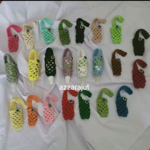 holder hand sanitizer rajut / gantungan hand sanitizer rajut