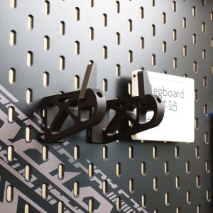 Kitchen Cloth Holder Rack for IKEA SKADIS Storage Board Plastic Hook Installation Lazy Bracket Organizer DIY Brand