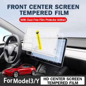 For Tesla Model 3 Y Highland 2025 Tempered Glass Film Protector Matte Glare HD Center Control Touch Screen Film Protection