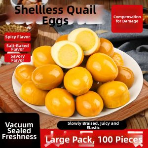 Ready-to-eat Five-Spice Salted Quail Eggs 100 pieces