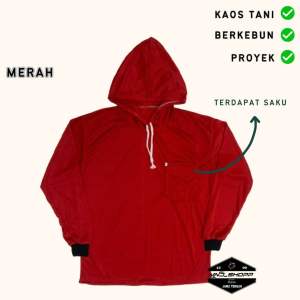 TERLARIS!!! BAJU KAOS BASAHAN KERJA LUAR RUANGAN LENGAN PANJANG | kaos petani | kaos kerja proyek | kaos berkebun | baju kaos lengan panjang