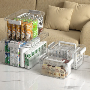 Storage Organizing Transparent Portable Box