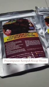HALAL AsliPure Chicken/Meat Black Sauce PREMIX SPICES [125g]