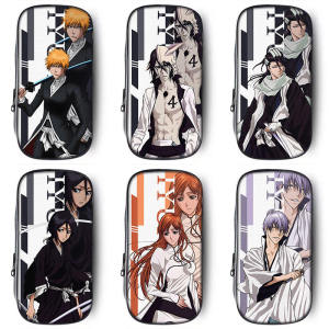 Large Capacity Pencil Case Bleach Death Note Design Elementary And Middle School Boys Stationery Box Canvas Material Study Supplies