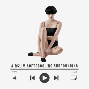 (1คู่) AIRslim® ถุงเท้าข้อเว้า ผู้หญิง ติดแน่น Micro Fiber ขนาดไซส์(25-42) เนื้อผ้าเทคโนโลยีใหม่ บางเบา นุ่มนวล ยืดหยุ่นสูง ระบายอากาศ แห้งไว ไม่อับชื้น ลดกลิ่นเหม็นอับ ปกป้องยับยั้งจากแบตทีเรีย ติดเท้าแน่น ไม่หลุดง่ายๆ สวมใส่ทำงาน