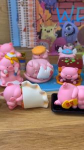 Bộ tượng mini mô hình con vật decor phòng ngủ phòng khách tượng nhựa trưng bày tiểu cảnh siêu xinh