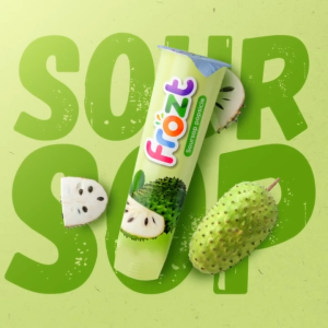 Frozt | Popsicles Box of 40/50 - Real Fruit Halal Healthy Snack Lower Sugar & Dairy-Free Ice Cream in SG | Ideal for Parties