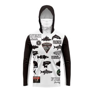 Kiiing Adventure Snake Pattern Camouflage Hooded Sunscreen Fishing Suit Outdoor Quick-drying Breathable Long Sleeve Mask Top