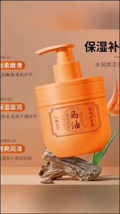 Horse Oil Hand Cream Refreshing and Comfortable Hydrating Moisturizing and Nourishing Skin Mild Delicate Comfortable Smooth and Brightening Skin