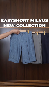 MILVUS EASYWEAR Quần Short Nam Cao Cấp 026 EASYSHORT Quần Ngắn Nam Nhiều Kiểu Dệt Mềm Mại Co Giãn Thời Trang Phù Hợp Cho Các Buổi Đi Chơi Hoặc Làm Việc.