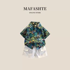 BOGUXIONG | Summer Hawaiian Style Boys Suit