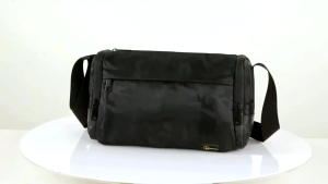 LAZ037) High Quality Japan Minimalist Design Waterproof Nylon SNIPER Sling Bag Crossbody bag Camera Bag with Waterproof Zip