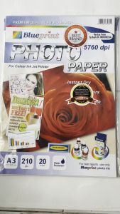 PHOTO PAPER KERTAS FOTO A3 ANTI AiR TEBAL MURAH UNTUK MENU LIST