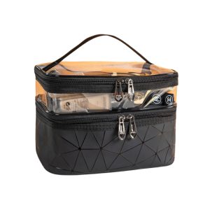 Double portable large capacity makeup bag Korean version Ringer travel multifunctional toiletry bag portable storage bag