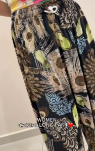 WOMEN CASUAL LONG PANT/STRETCHABLE/SELUAR PANJANG KAIN SEJUK/SELUAR PANJANG MURAH OFFER PINGGANG GETAH