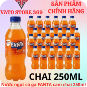 Nước ngọt có ga FANTA cam chai 250ml