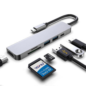 USB C HUB Type C To HDMI-CompatibleSplitter Thunderbolt 3 Docking Station Laptop Adapter  For Macbook Air M1 iPad Pro HDTV
