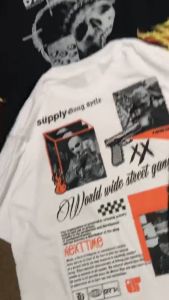 Paket Baju Distro 100rb: 6 Pcs T-Shirt Pria Wanita Dewasa Bandung Style Terbaru