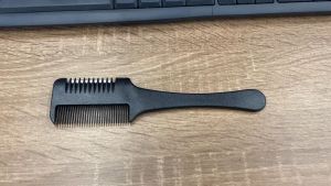 Double Sides Hair Razor Comb Hair Cutting Thinning Trimmer with Blades Barber Scissor Magic Blade Comb Hairdressing Tool