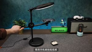 Tripod Overhead Stand Hp Profesional Camera Ringlight + Lampu Kamera Ring Light Konten Unboxing Masak DSLR Flat Lay Live Streaming