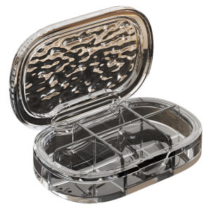 evesigar | Portable 7 Day Pill Organizer Travel Medicine Box