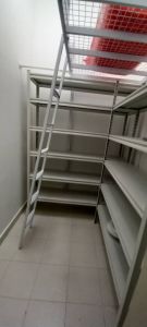 Loft bed with shelf customize singapore/helper loft bed/bomb shelter/story room