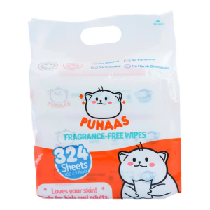 Punaas Fragrance - Free Wipes 108s Pack of 3