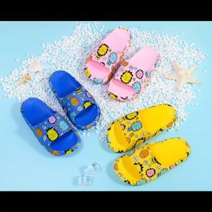 รองเท้าแตะเด็กผู้ชาย รองเท้าแตะเด็กผู้หญิง พื้นนิ่ม ลายสีชัดใส่สวย ราคาประหยัด!