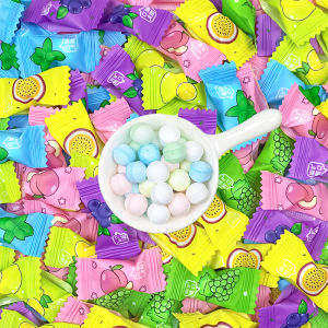 Daweihai Salted Cucumber Flavor Vitamin C Lozenges Mint Candy Throat Soothe Freshen Breath Office Hospitality Candy