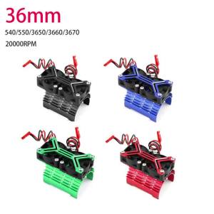 ONEVAN | 36mm Motor Heat Sink Efficient Cooling Fan for RC Car Traxxas ARRMA 540 550 3650 3660 3670 Brushless Motor Upgrade Parts