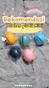 Asahan Pisau Mini Karakter Kodok Alat Pengasah Gunting Knife Sharpener Penajam Tajam