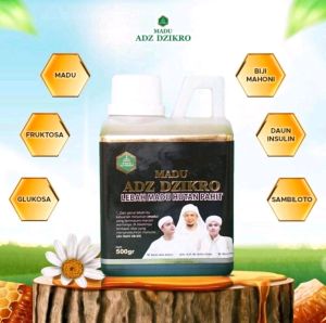 Madu Asli Adz Dzikro 500 Gram - Madu Herbal Majelis Az Zikra
