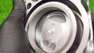 เสื้อสูบ ลูกสูบแหวนแท้ศูนย์ Honda + เสื้อเกรดแท้โรงงาน Sonic sonic125 ลูกเดิมสแตนดาร์ด 58มิล. STD