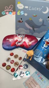 Whale Gift Set Student supplies Cost-effective Relaxation toys Thermal cup Cool sticker set Gift for children