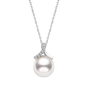 Helas | Australian South Sea Pearl Diamond Lightweight Pendant Necklace