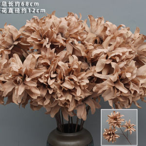 Đạo Cụ Hoa Cưới Bằng Nhựa Đơn Một Bông Hoa Lanh Màu Tím Giả Trang Trí Nhà Đạo Cụ Dẫn Đường Cho Lễ Cưới