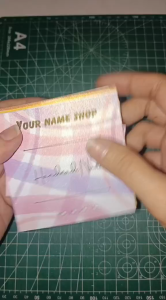 30pcs PRESS ON NAILS CARD WITH 30pcs WALLET SIZE THANK YOU CARD